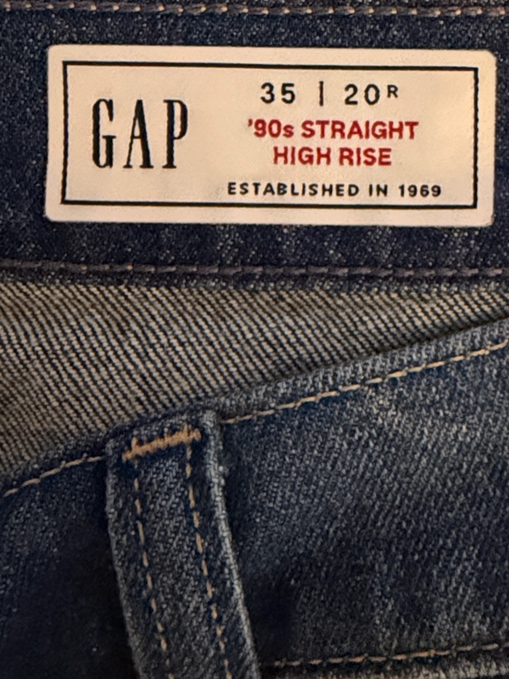 GAP High Rise Western '90s Slim Straight Jeans - Picture 6 of 6